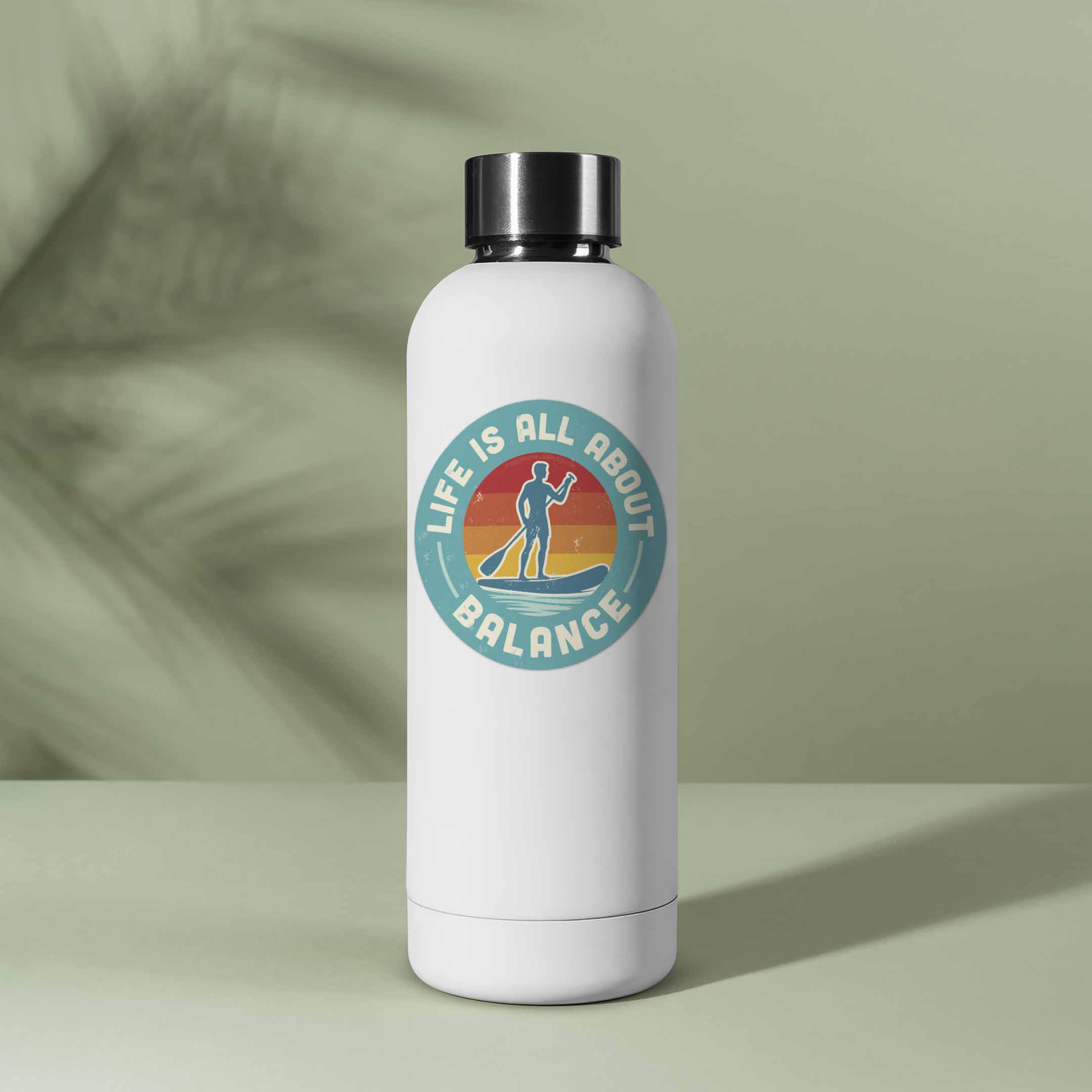 Life is All About Balance Paddleboarding Sticker