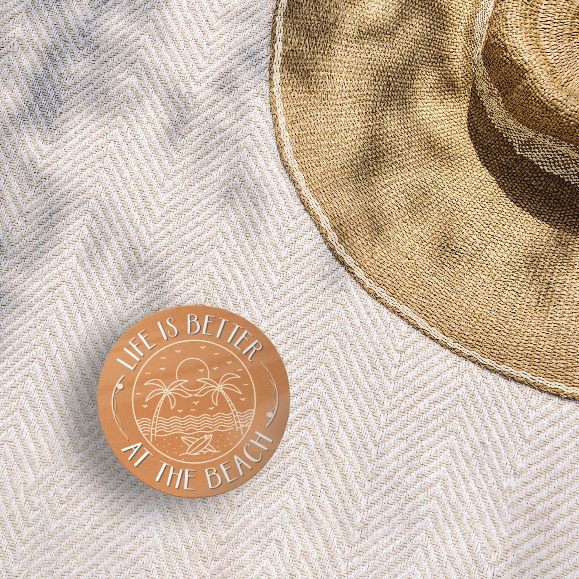 Life is Better at the Beach Sticker