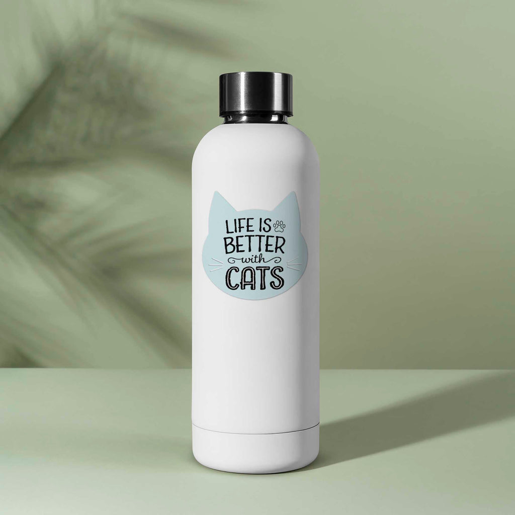 Life is Better with Cats Sticker