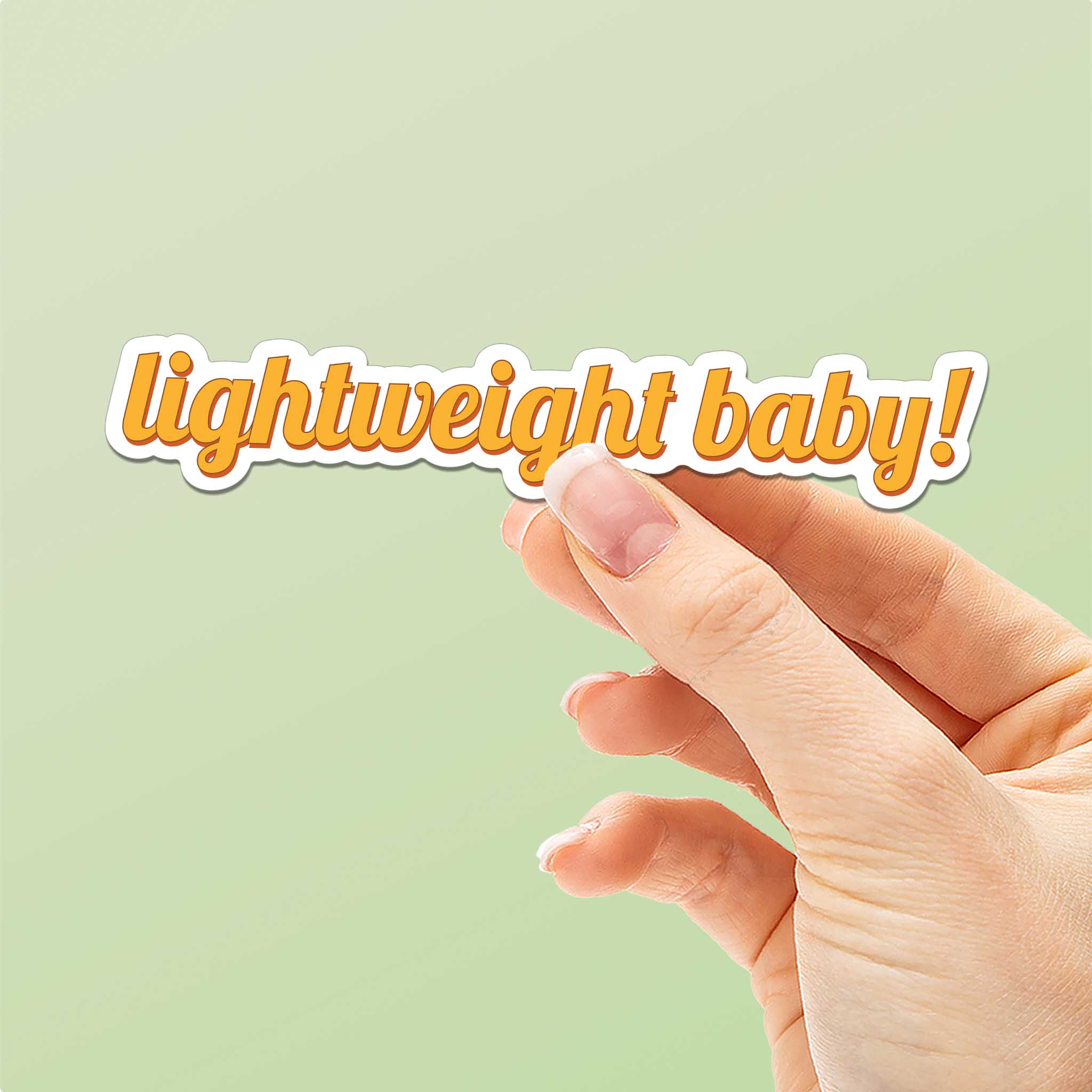 Lightweight Baby! Sticker - Funny Ronnie Coleman Quote Sticker