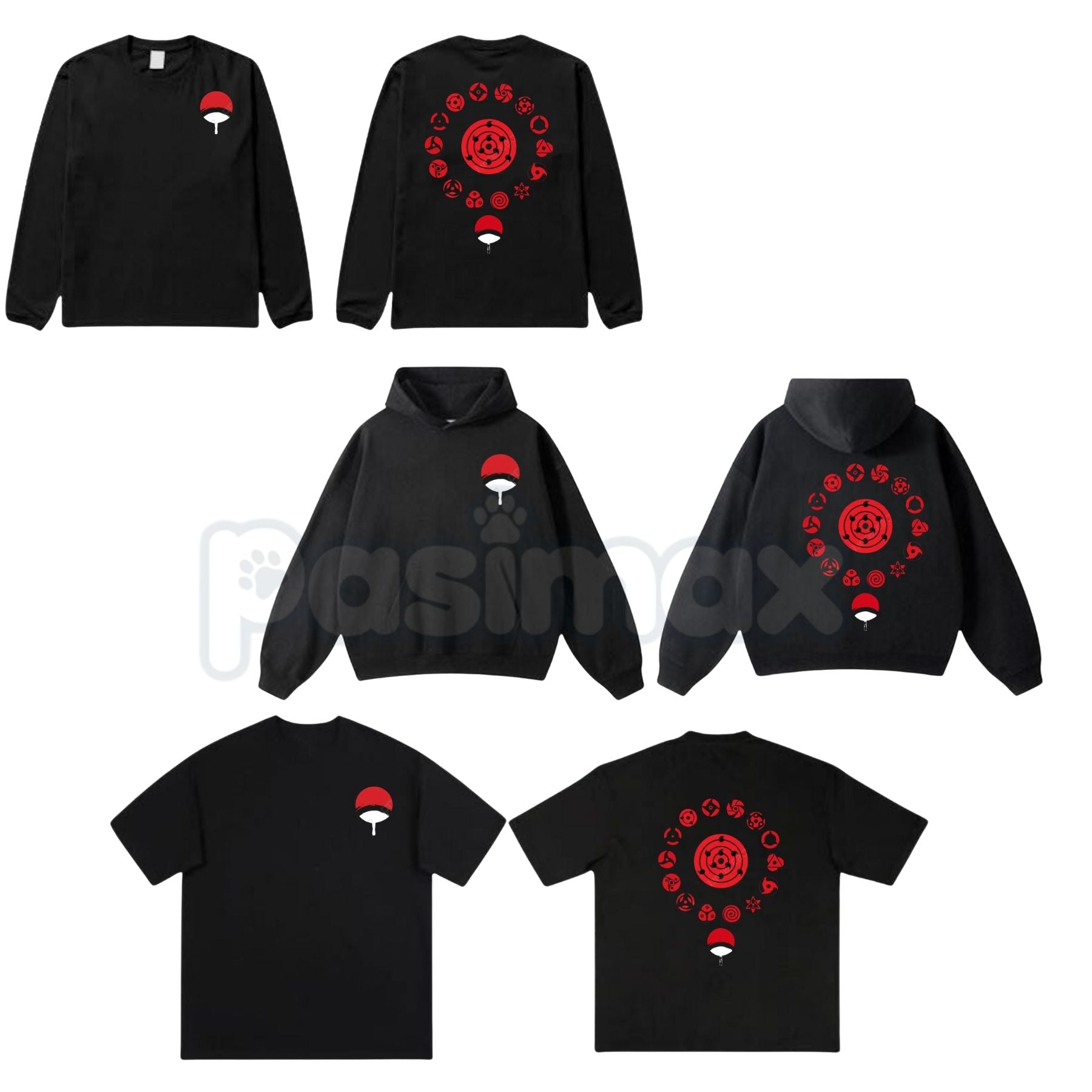 Limited Uchiha Clan Sharingan Eyes – Naruto Shippuden Hoodie, T-Shirt & Sweatshirt Merch