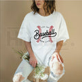 "Livin' That Baseball Mom Life" Women's T-Shirt – Cute Game Day Cotton Tee