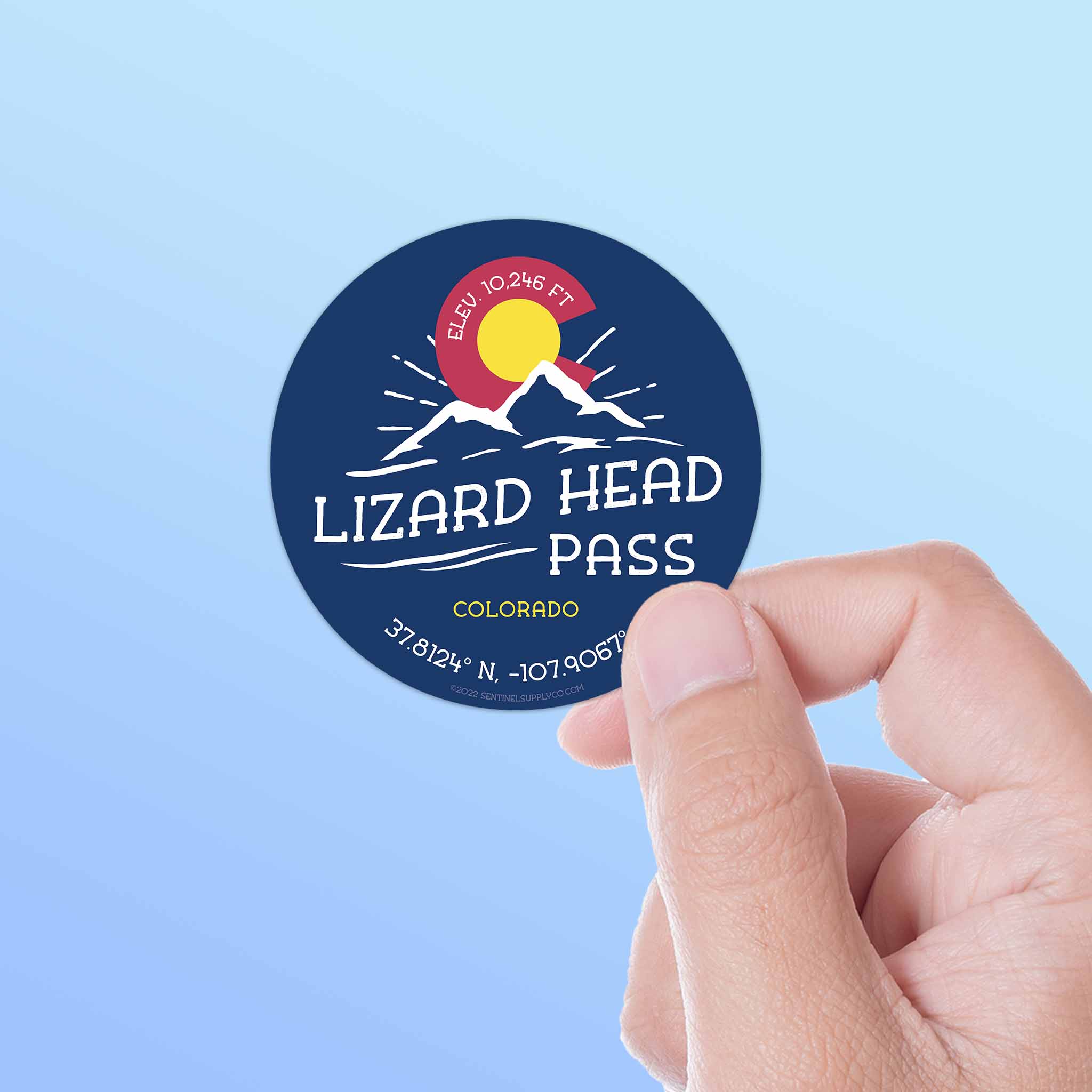 Lizard Head Pass Colorado Stickers