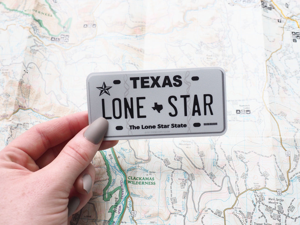 License Plate Custom Stickers - Bulk Name Drop Decals