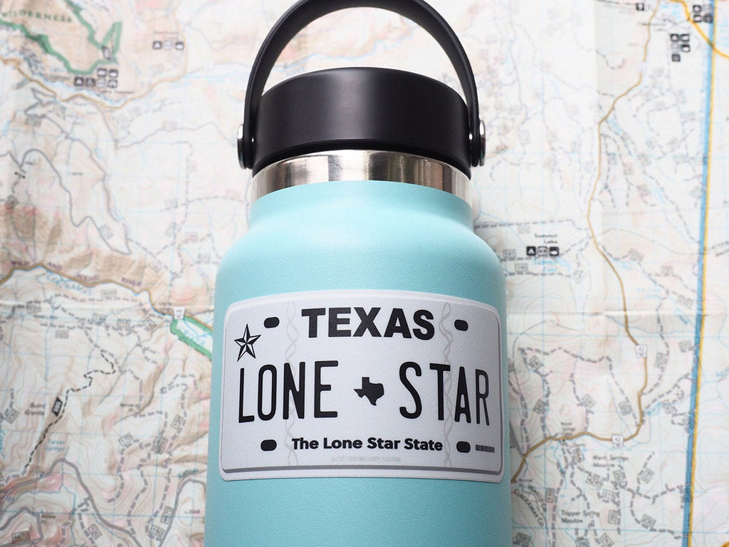 Texas License Plate Sticker - Choose from 50+ TX Cities