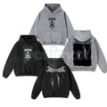 Lorna Shore Pain Remains Hoodie – Dancing Like Flames Washed Heavy Metal Pullover
