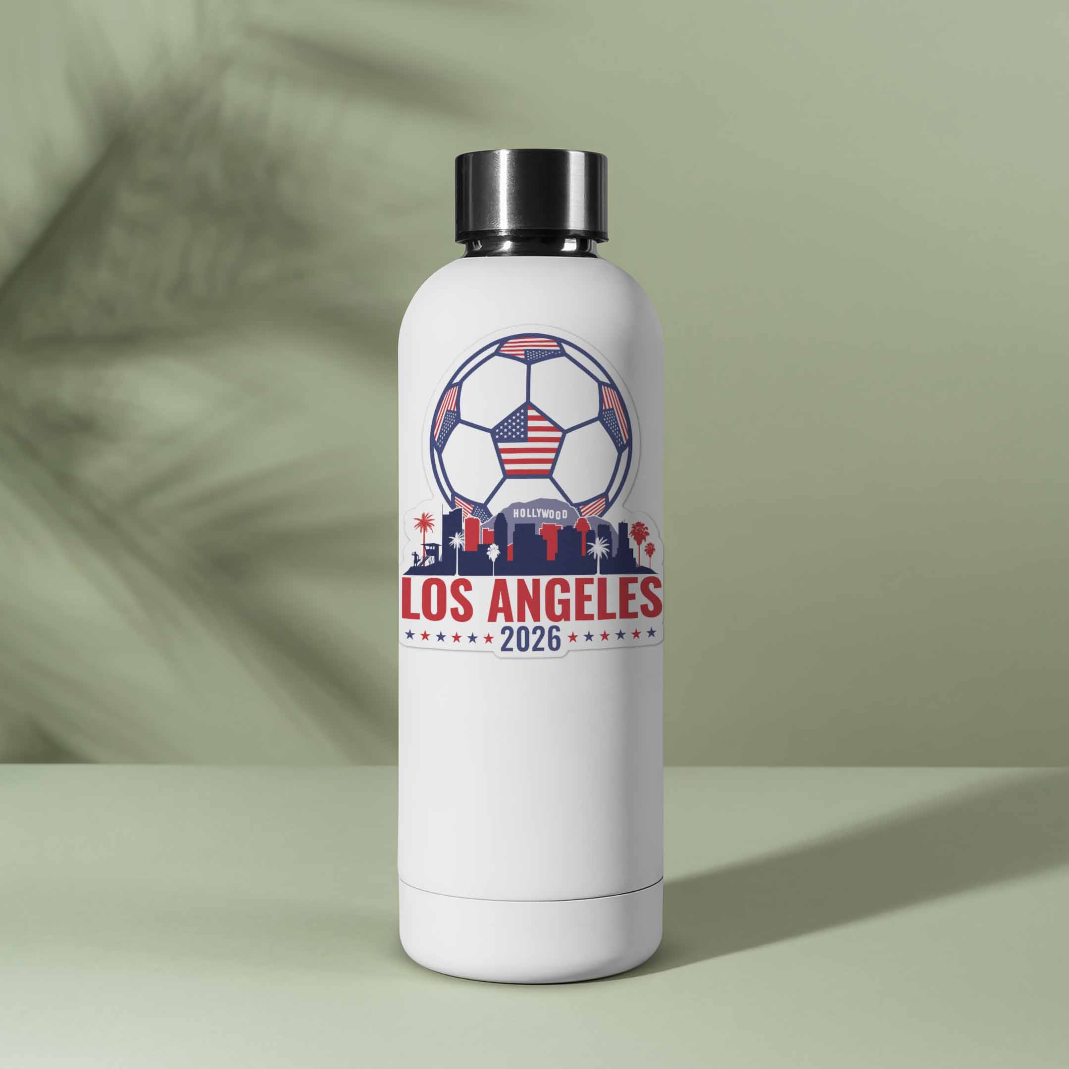 Los Angeles Skyline USA Soccer Sticker - LA Sports Decal