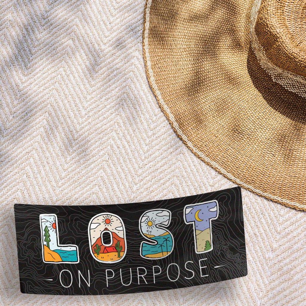 Lost on Purpose Nature Bumper Sticker