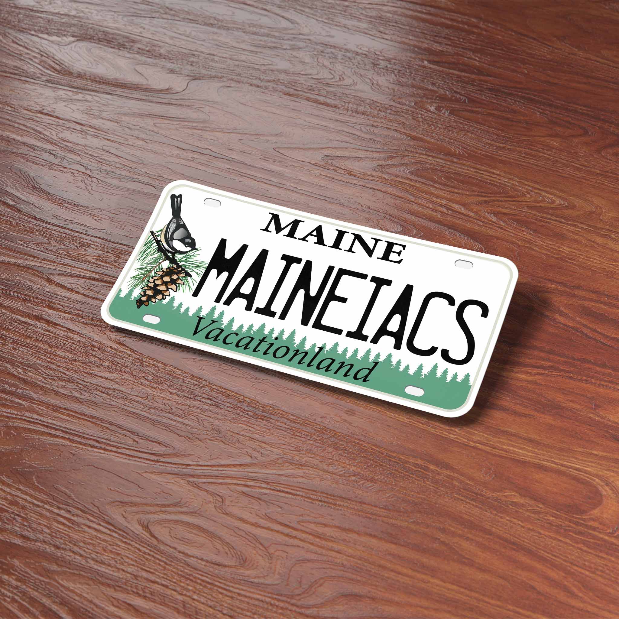 Maine License Plate Stickers - Choose Your ME City Decal