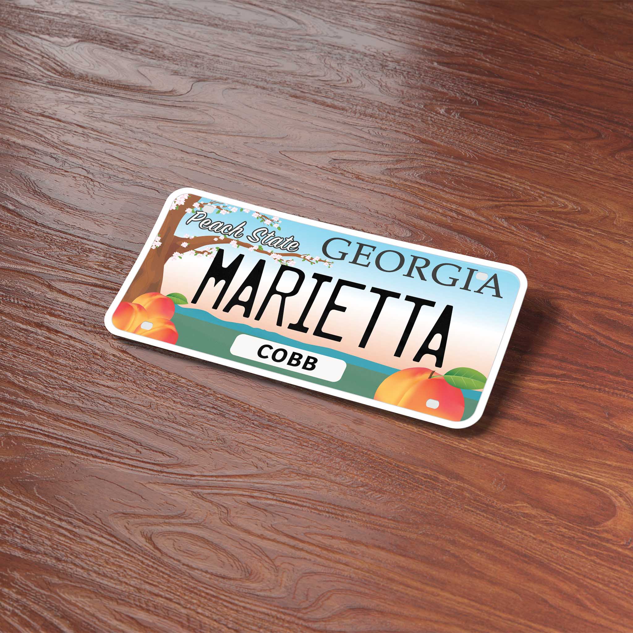 Georgia License Plate Stickers - Choose Your GA City