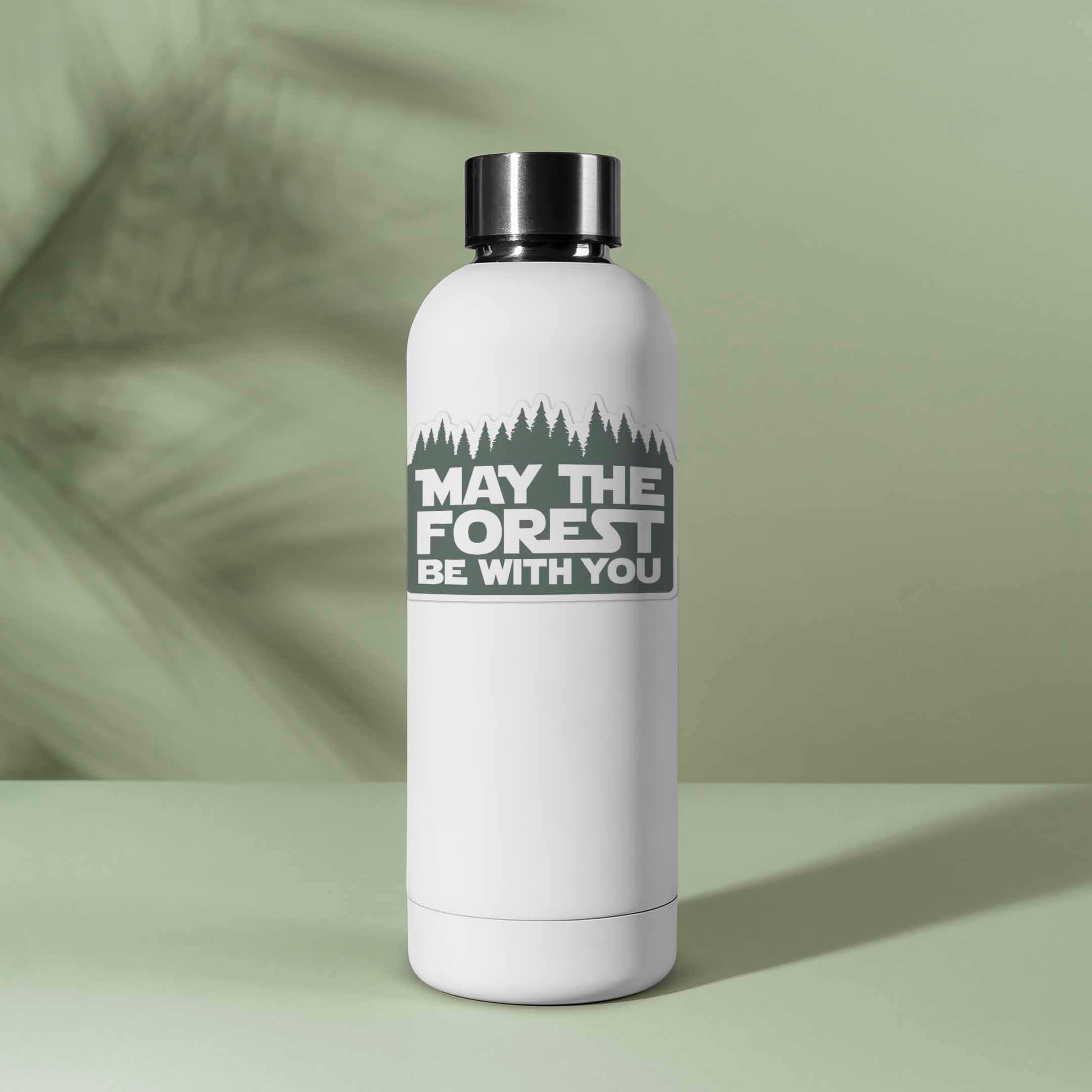 May the Forest Be With You Funny Nature Sticker