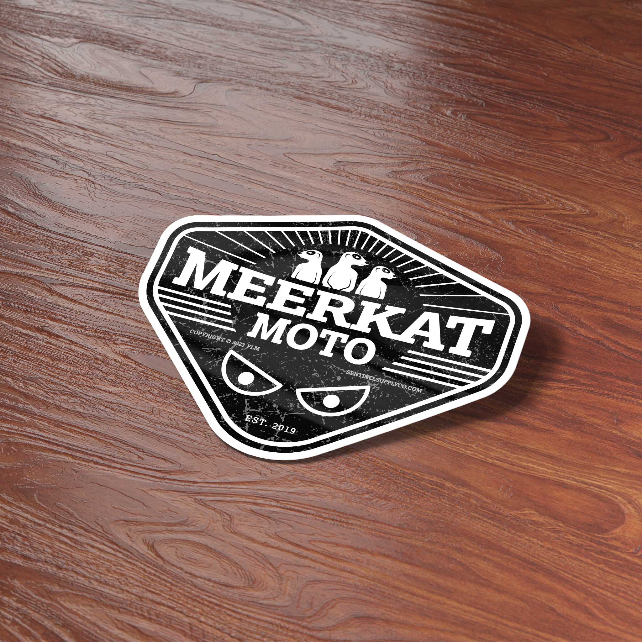 Meerkat Moto Sticker - Africa Twin