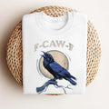 Men's Crow & Raven Graphic Tee - Funny Bird Shirt, Classic Casual T-shirt