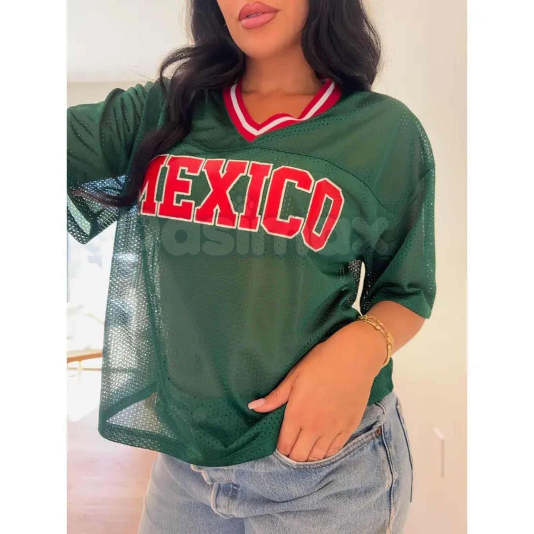 Mexico National Team Soccer Jersey – Classic Green Fan Apparel, Breathable Mesh El Tri Shirt