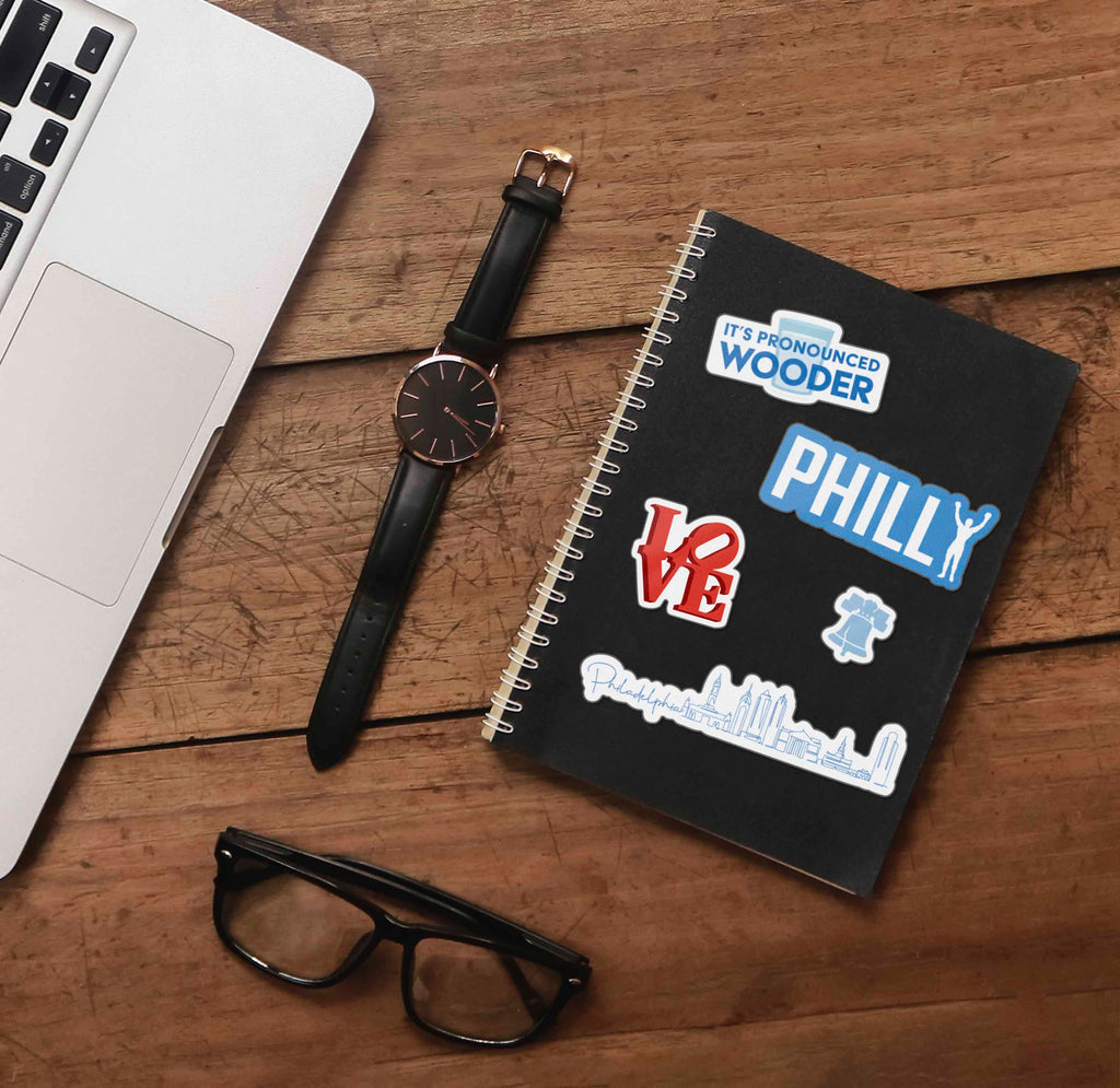 Philly Sticker Sheet - Set of 6 Mini Philadelphia Decals
