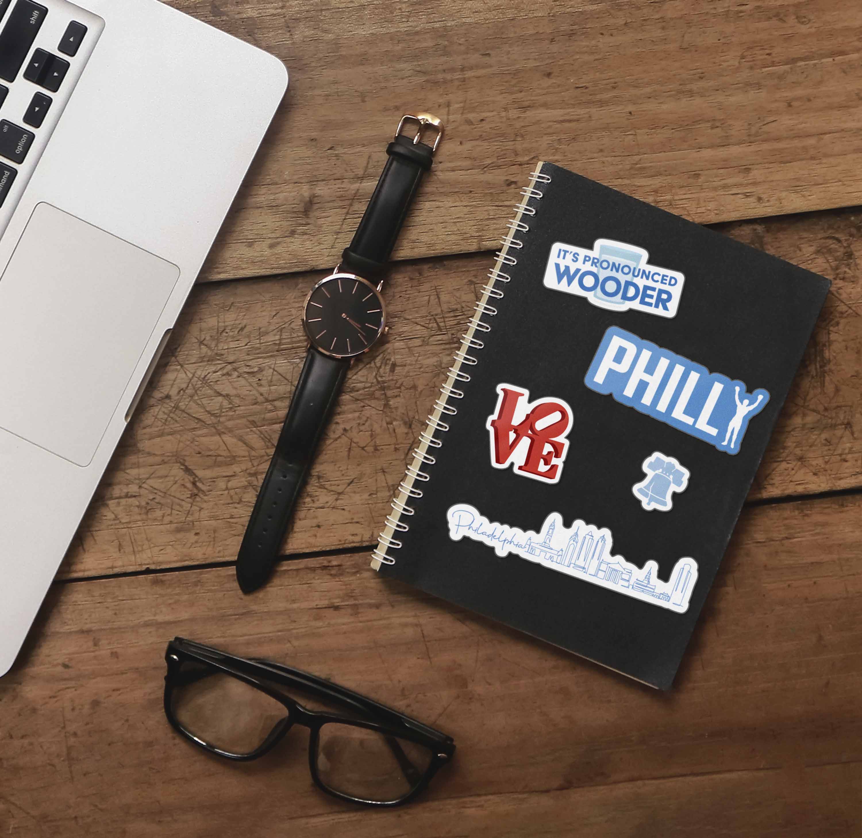 Philly Sticker Sheet - Set of 6 Mini Philadelphia Decals