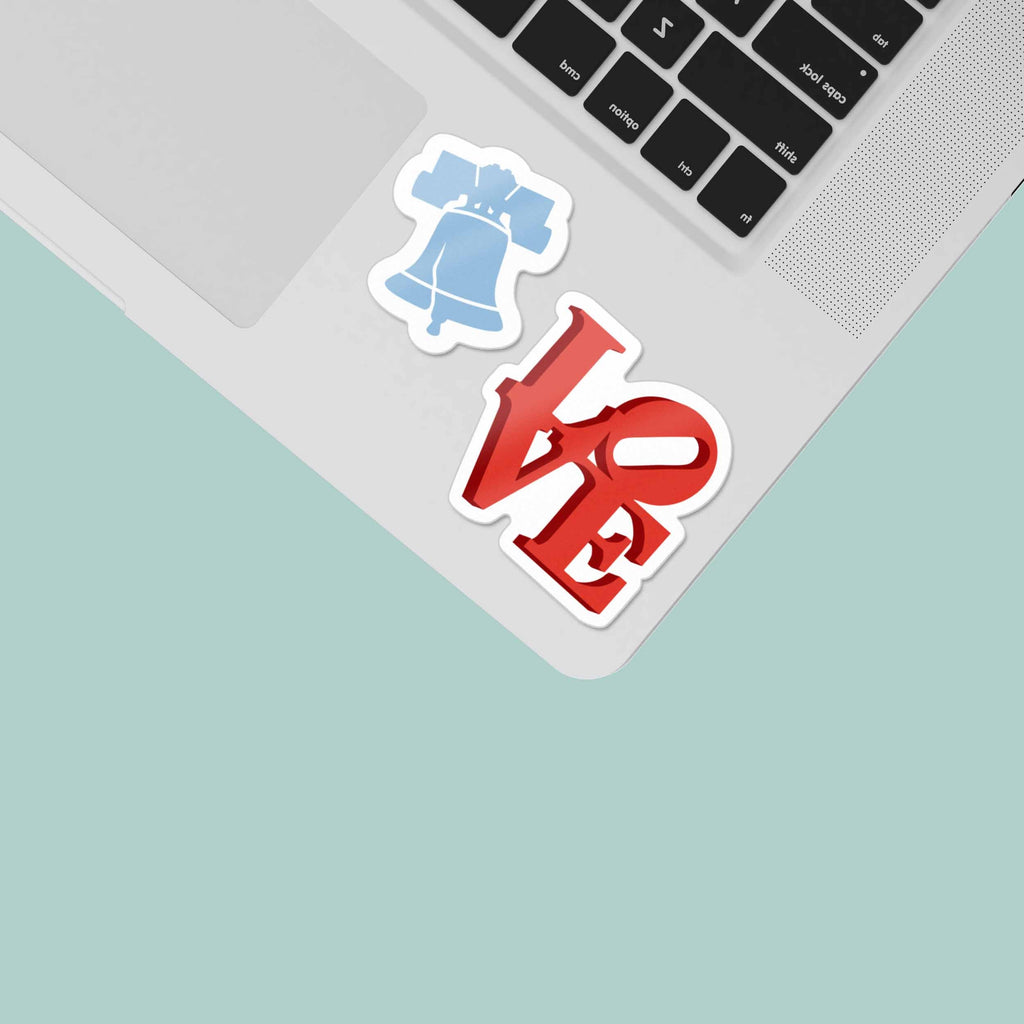 Philly Sticker Sheet - Set of 6 Mini Philadelphia Decals