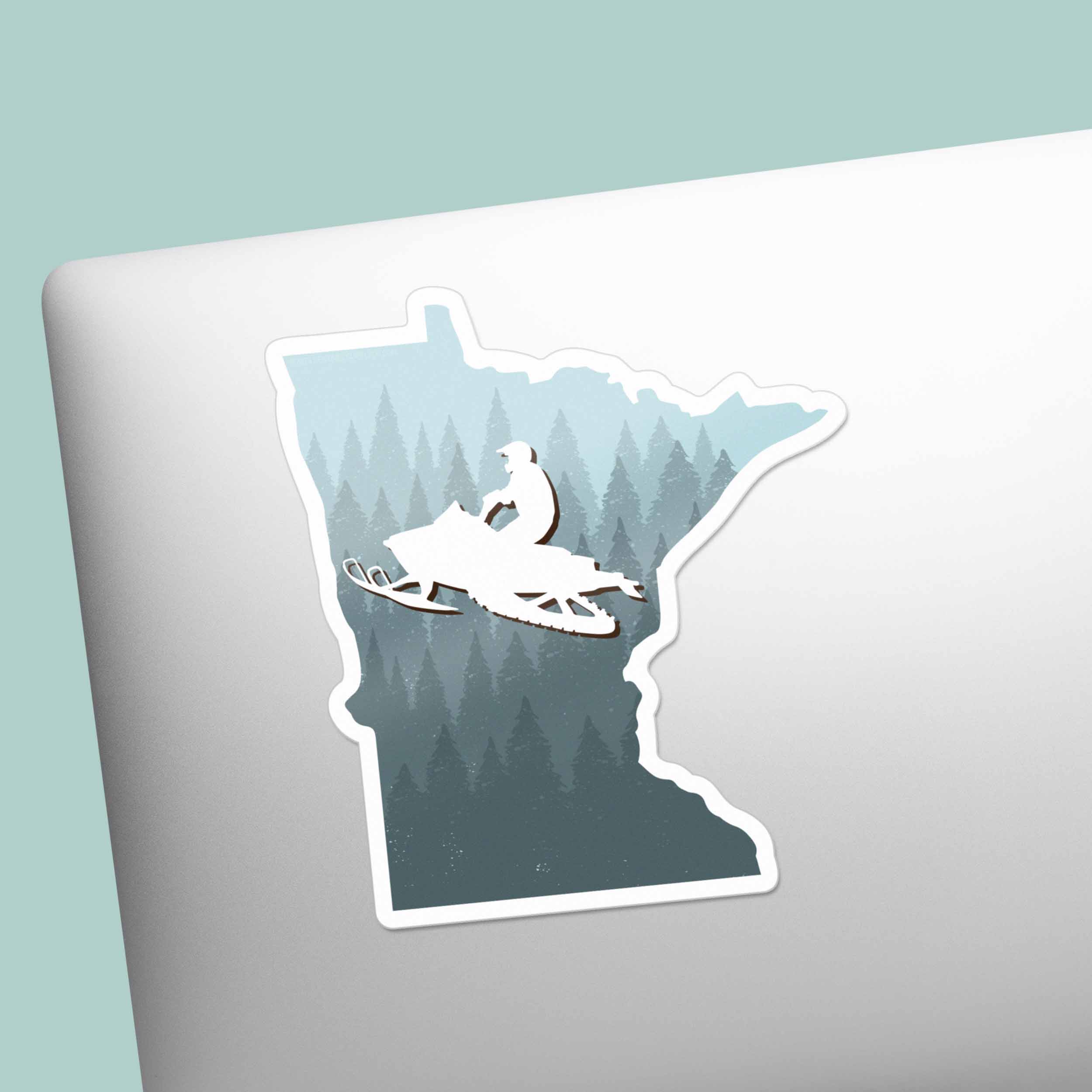 Snowmobile Minnesota Sticker