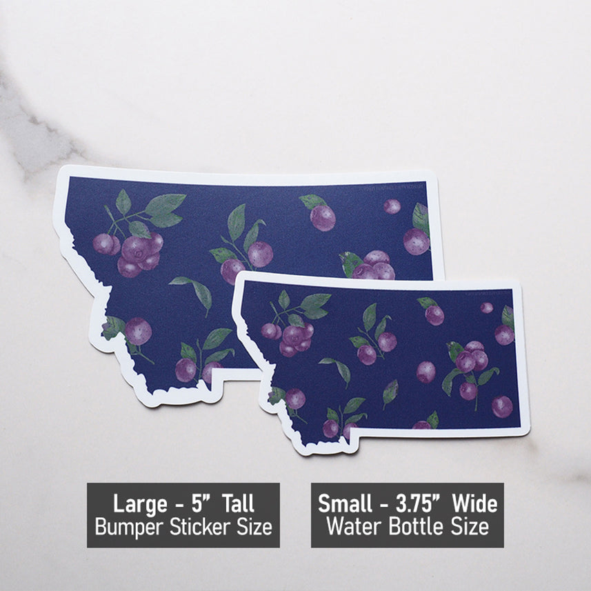 Huckleberry Montana Sticker