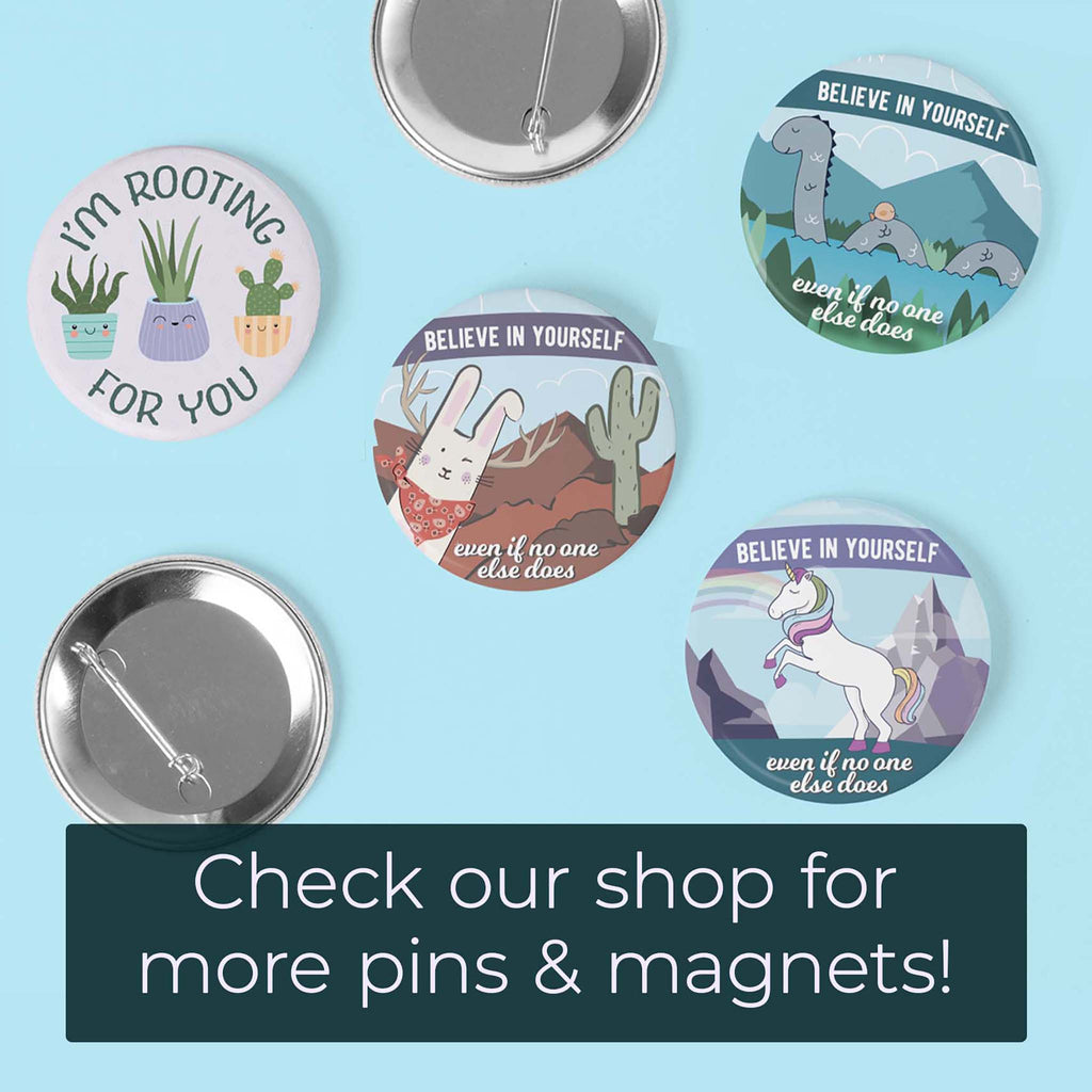 Believe Yeti Pin - 2.25" Button