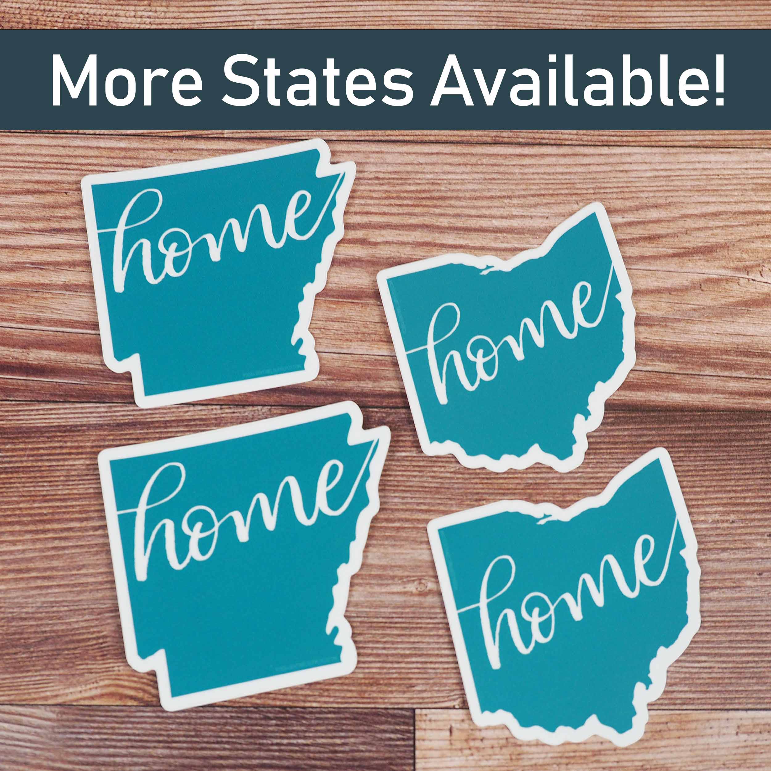 Ohio Home Sticker - Cute Midwest Bumper Decals
