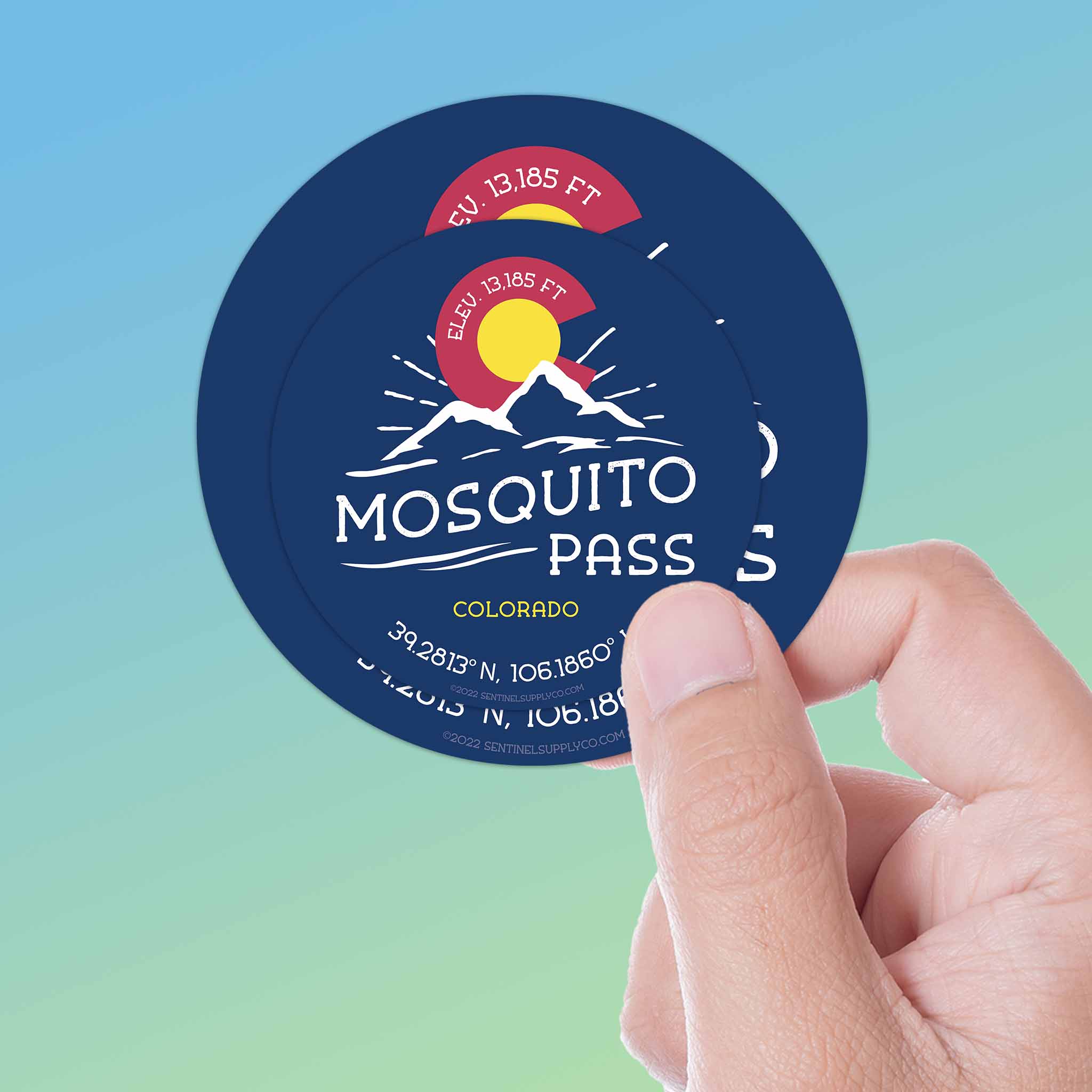 Mosquito Pass Colorado Stickers