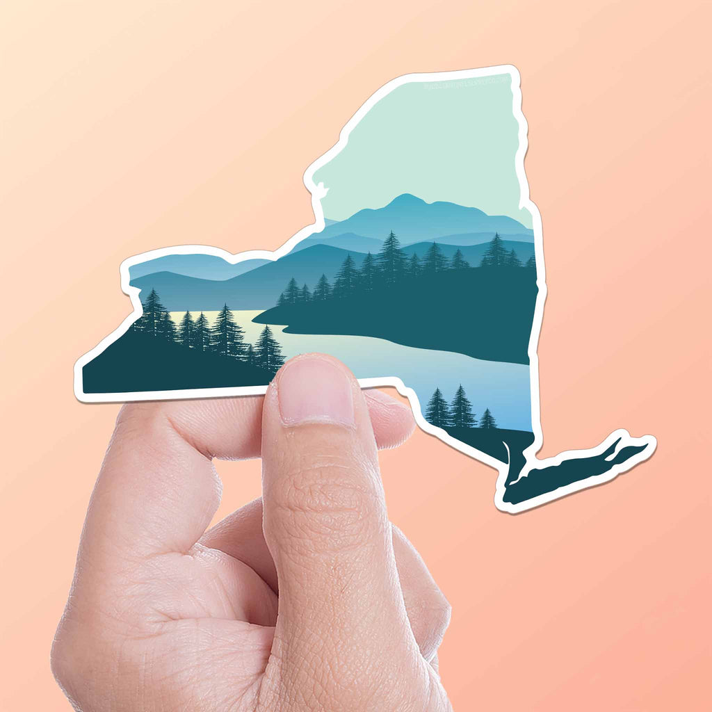 New York Mountain Sticker