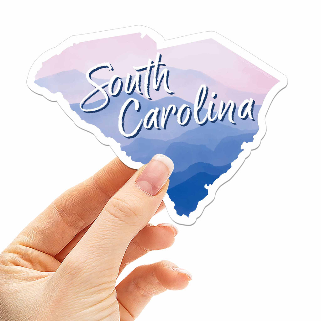 Mountains South Carolina Car Magnet - Flexible SC Fridge Magnet