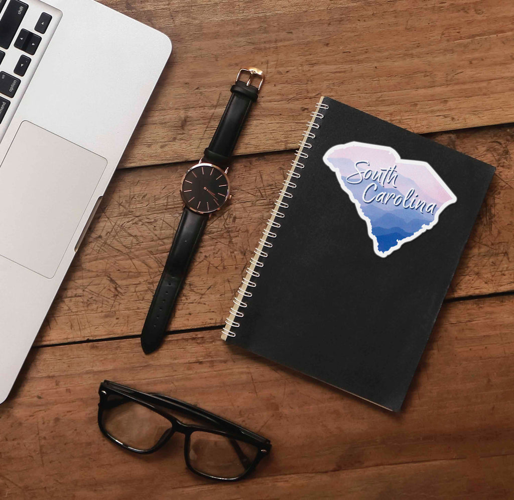 South Carolina Appalachian Mountains Sticker - Cute SC Decal