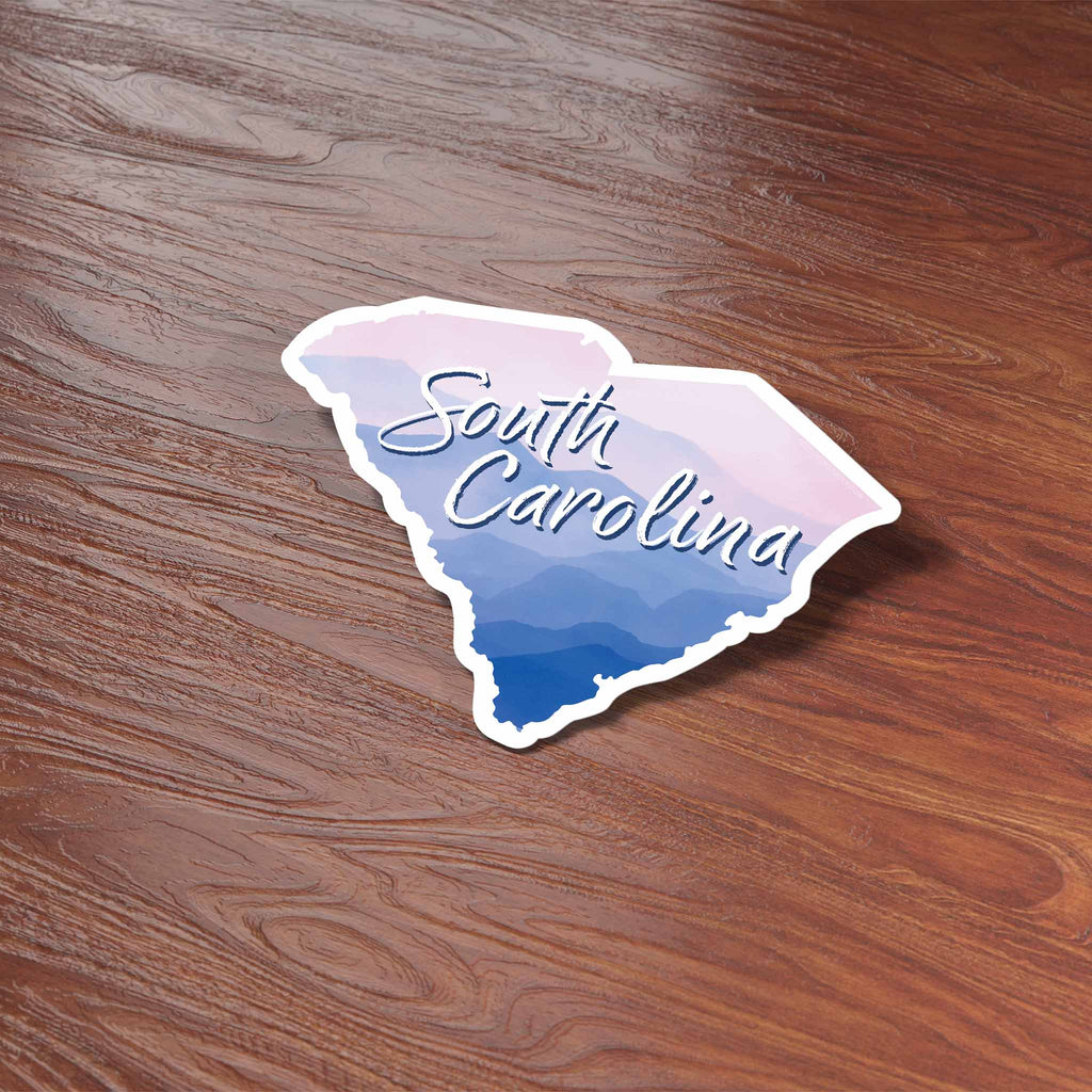 South Carolina Appalachian Mountains Sticker - Cute SC Decal