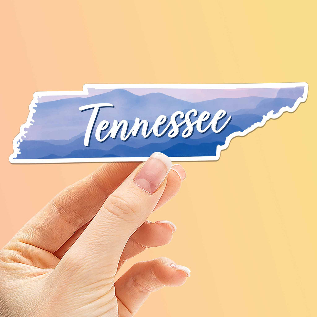 Tennessee Appalachian Mountains Sticker - Cute TN Decal