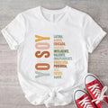 Mujer Latina Power Tee - "Yo Soy" Hispanic Heritage Shirt, Independent Woman Streetwear