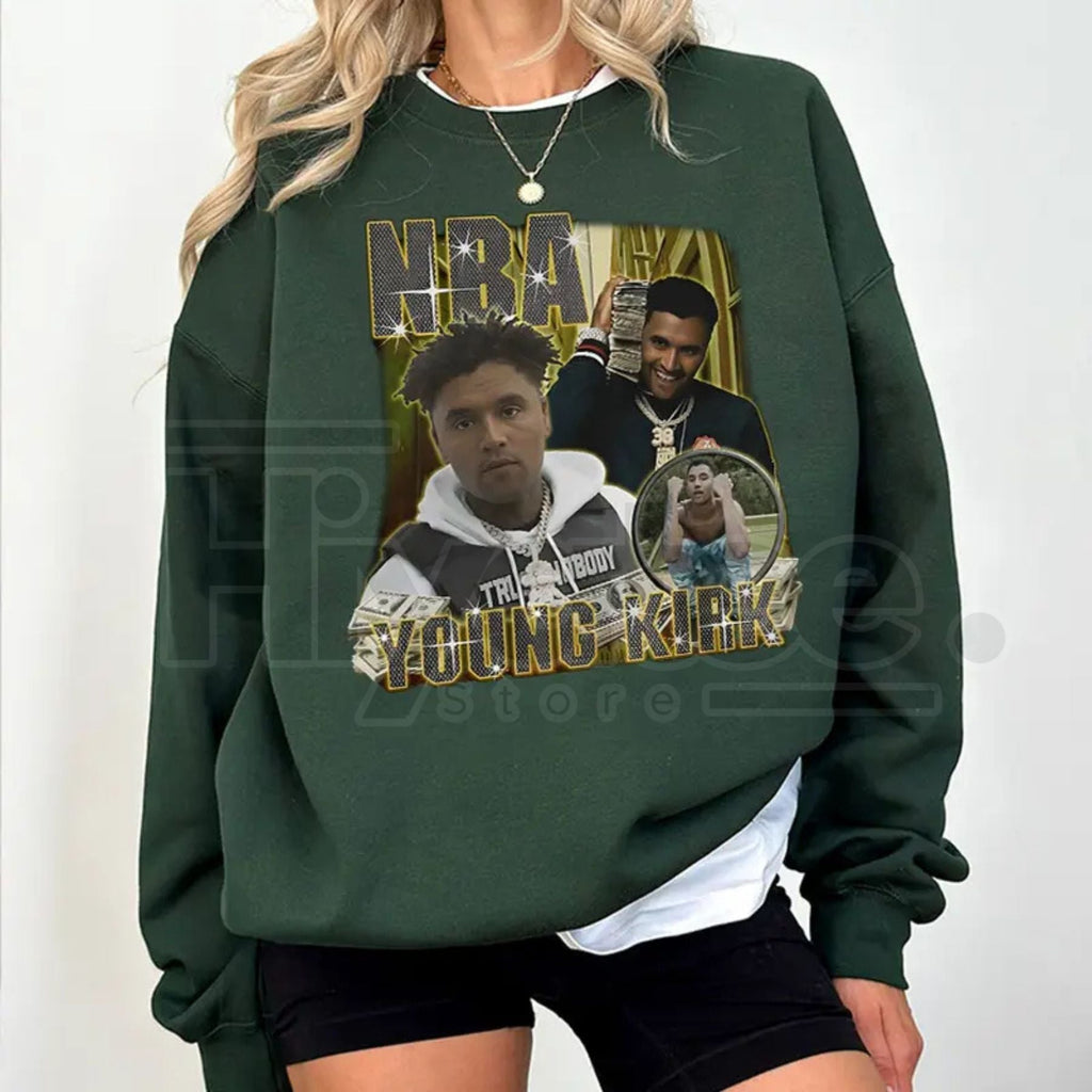 NB Young Kirk Shirt: Charlie the Rapper, Young Boy Charlie Tee, Hip Hop Fan Apparel, Rap Music Gift