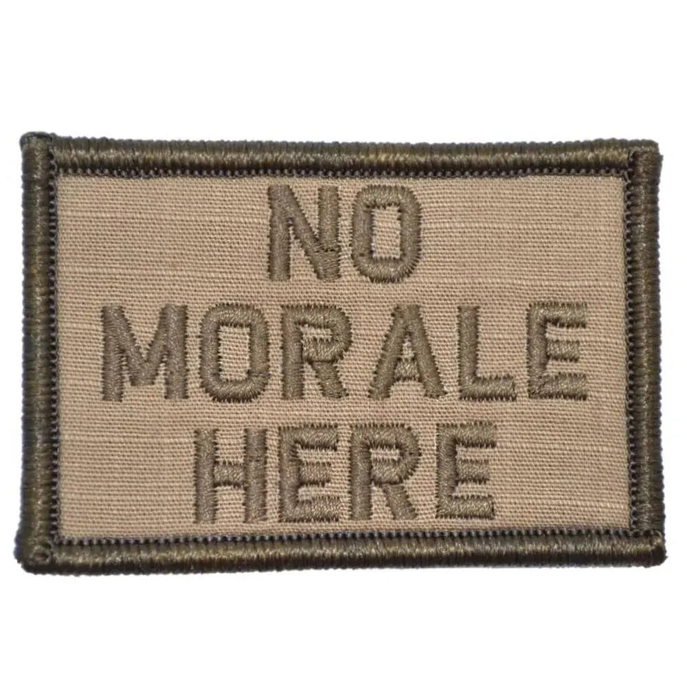 No Morale Here - 2x3 Patch