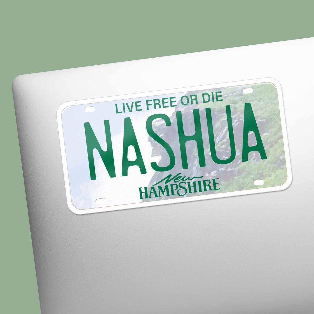New Hampshire License Plate Stickers - Choose Your NH City Decal