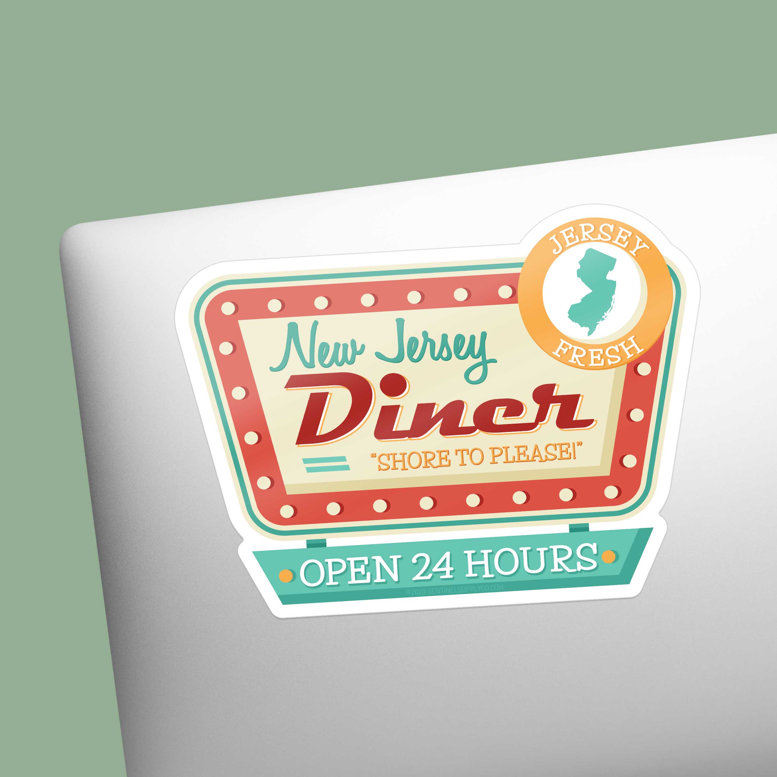 New Jersey Diner Sticker