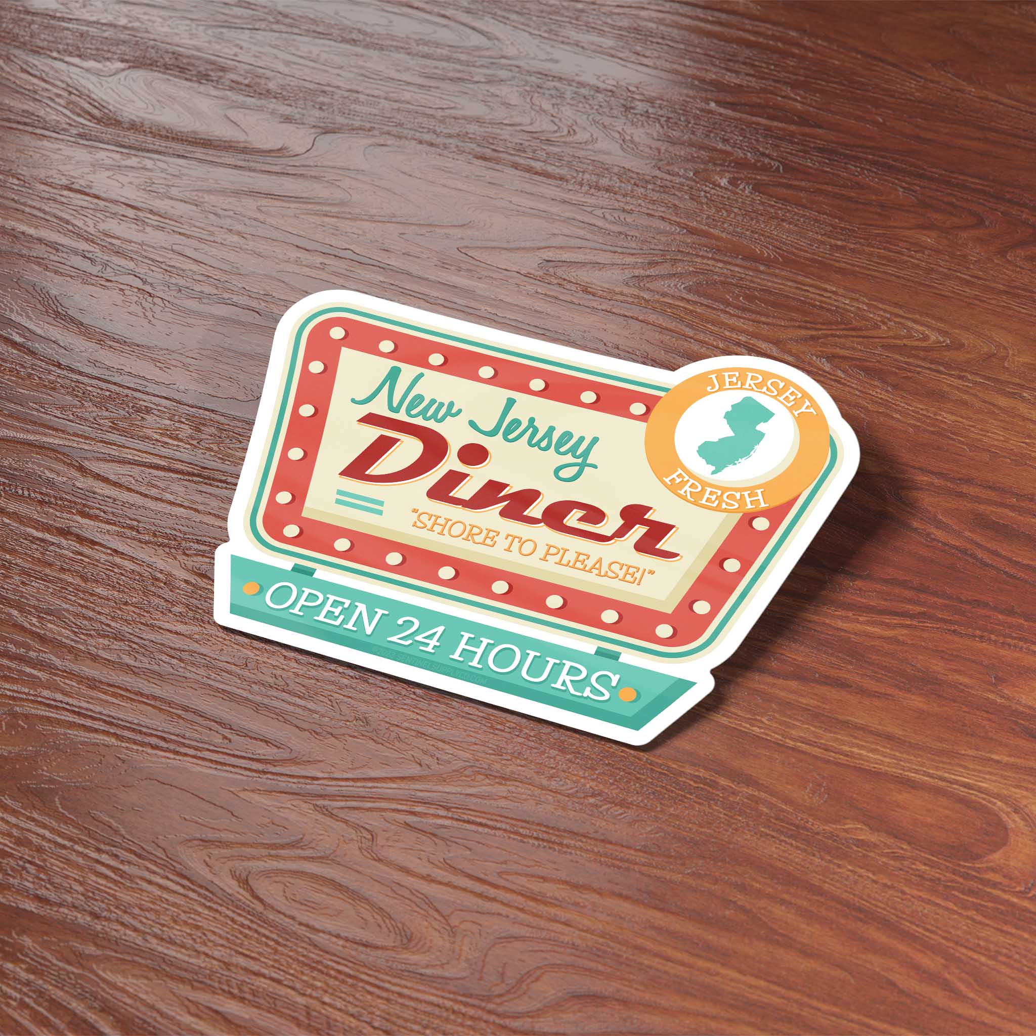 New Jersey Diner Sticker