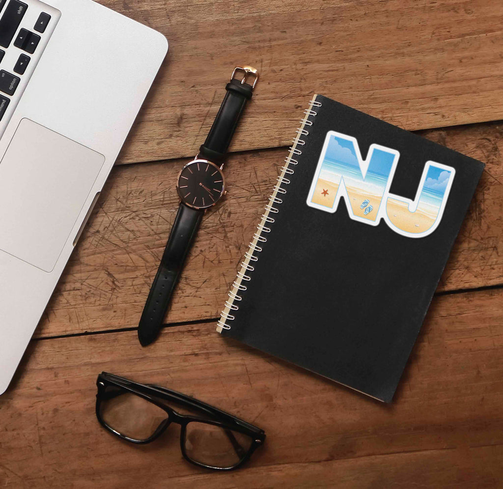 New Jersey Shore Bumper Sticker - Cute NJ Beach Decal