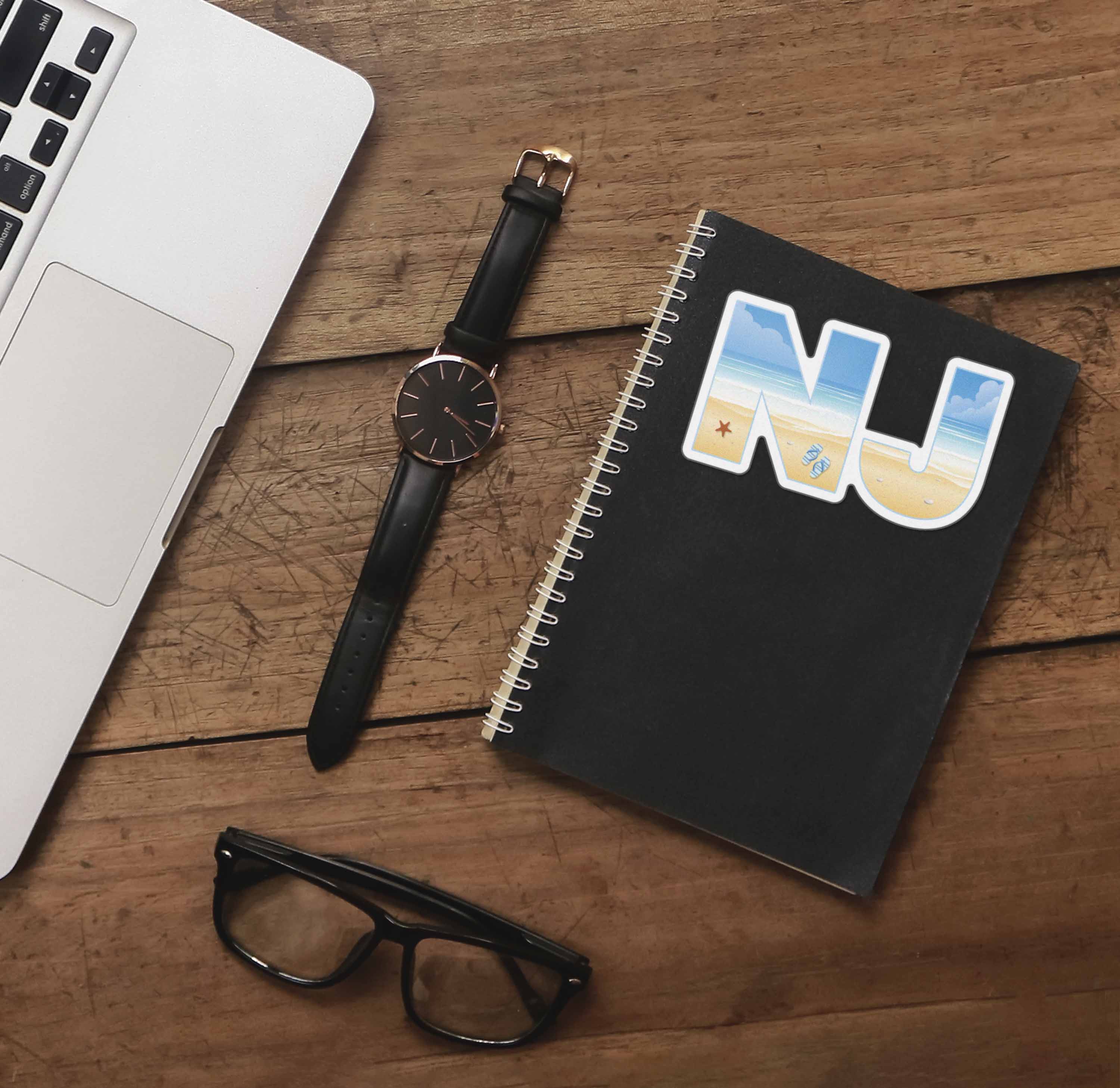 New Jersey Shore Bumper Sticker - Cute NJ Beach Decal