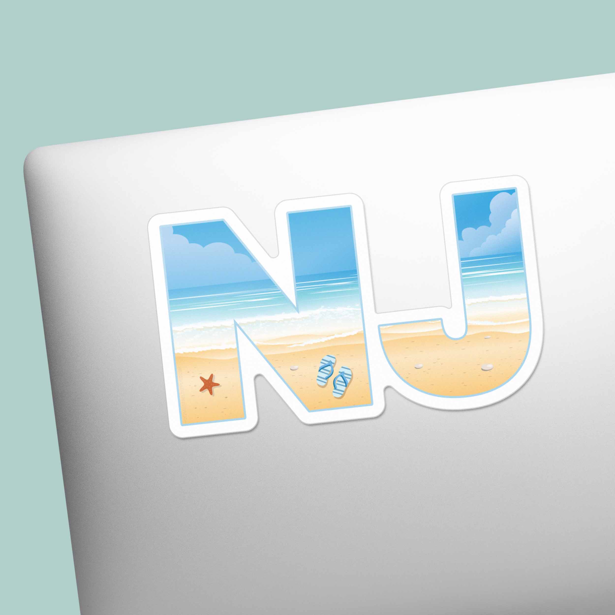 New Jersey Shore Bumper Sticker - Cute NJ Beach Decal