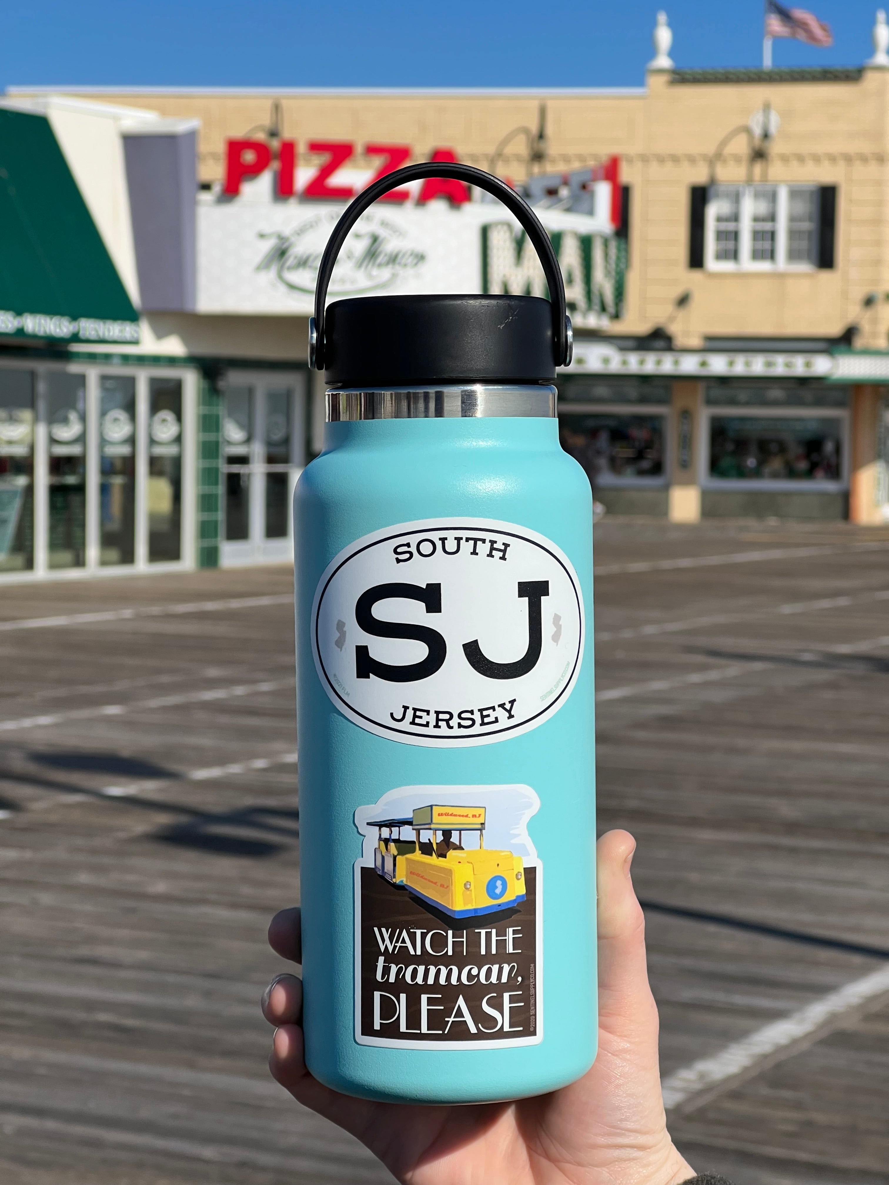 Watch the Tramcar Wildwood NJ Boardwalk Sticker