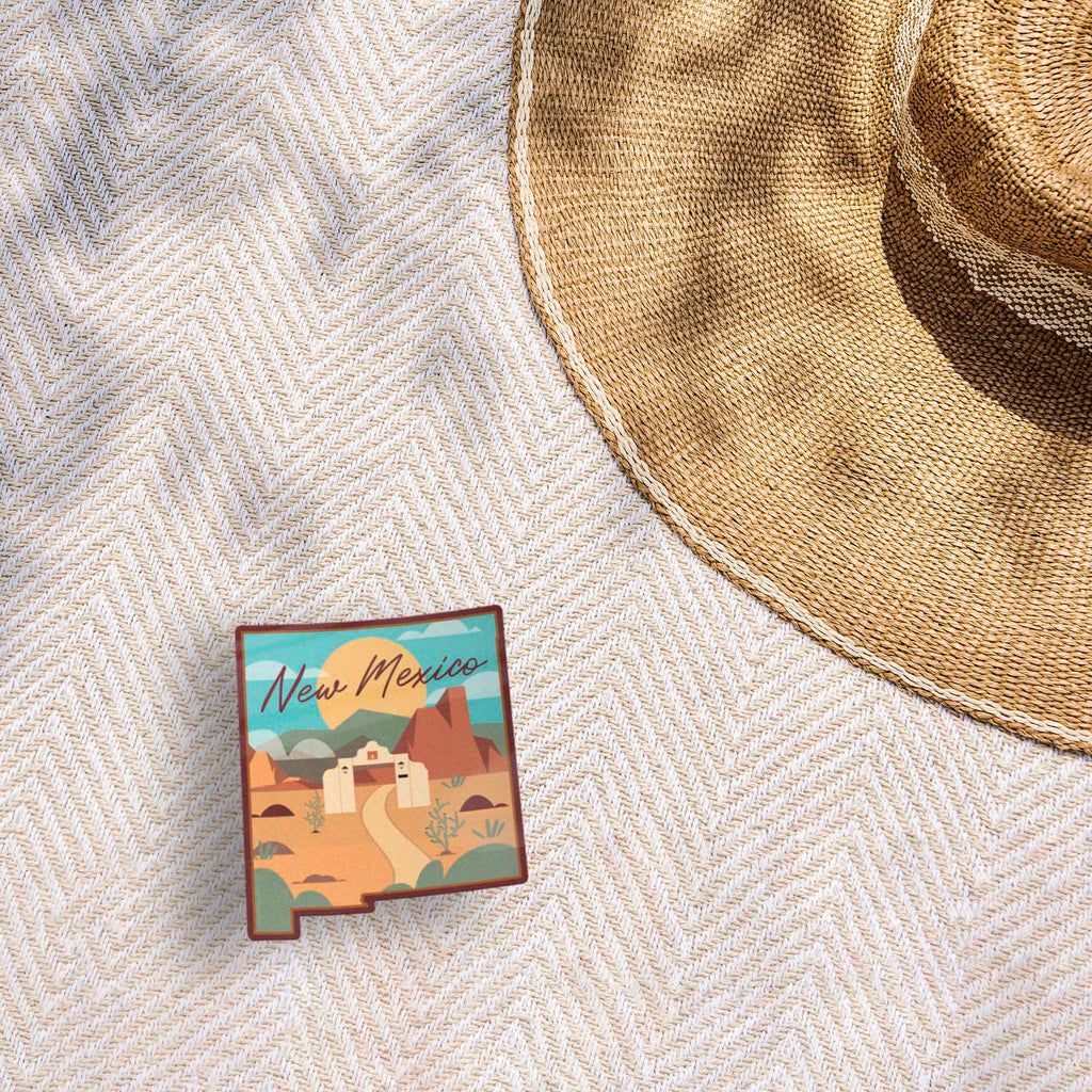 Desert Landscape New Mexico Sticker