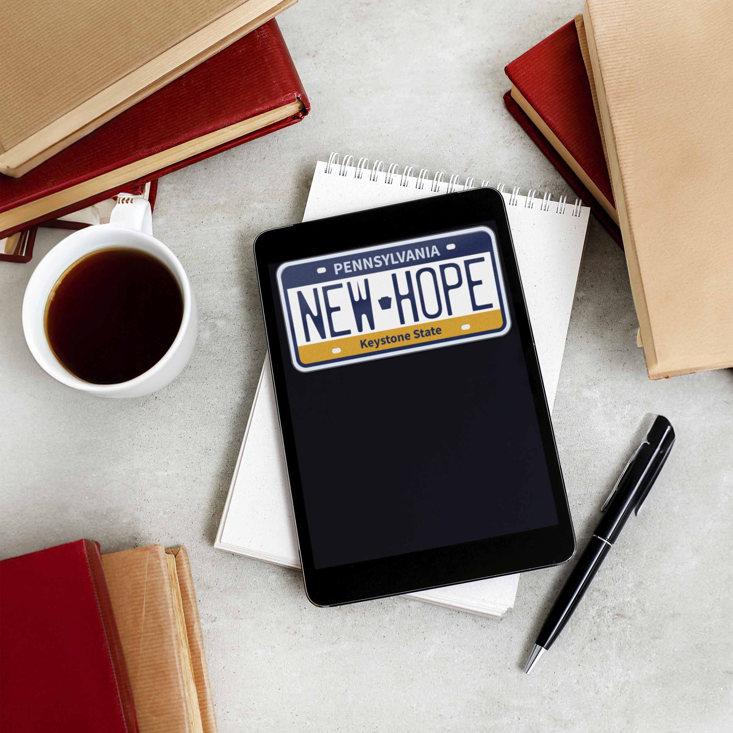 Pennsylvania License Plate Stickers - Choose Your PA City or Saying