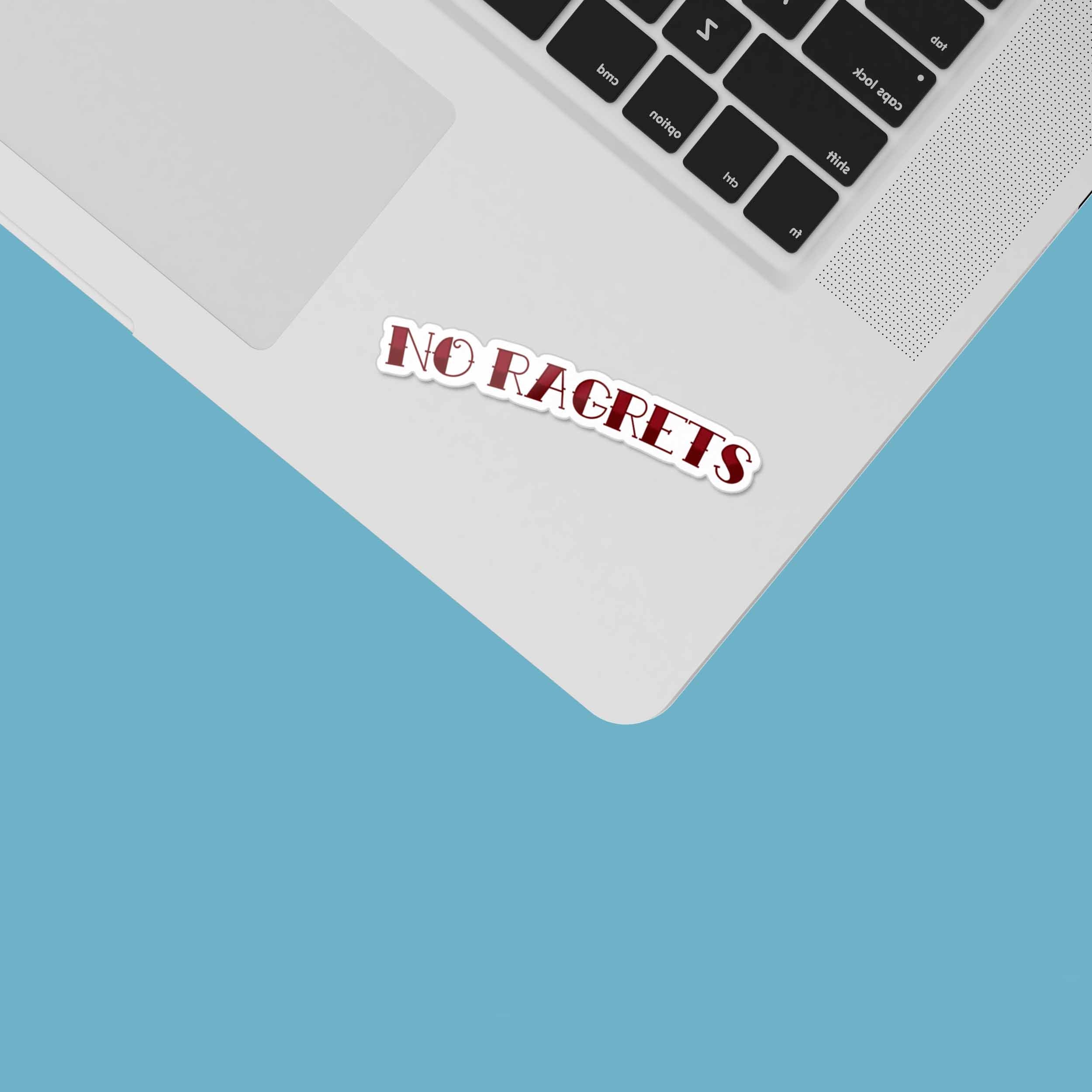 No Ragrets Sticker, Mini