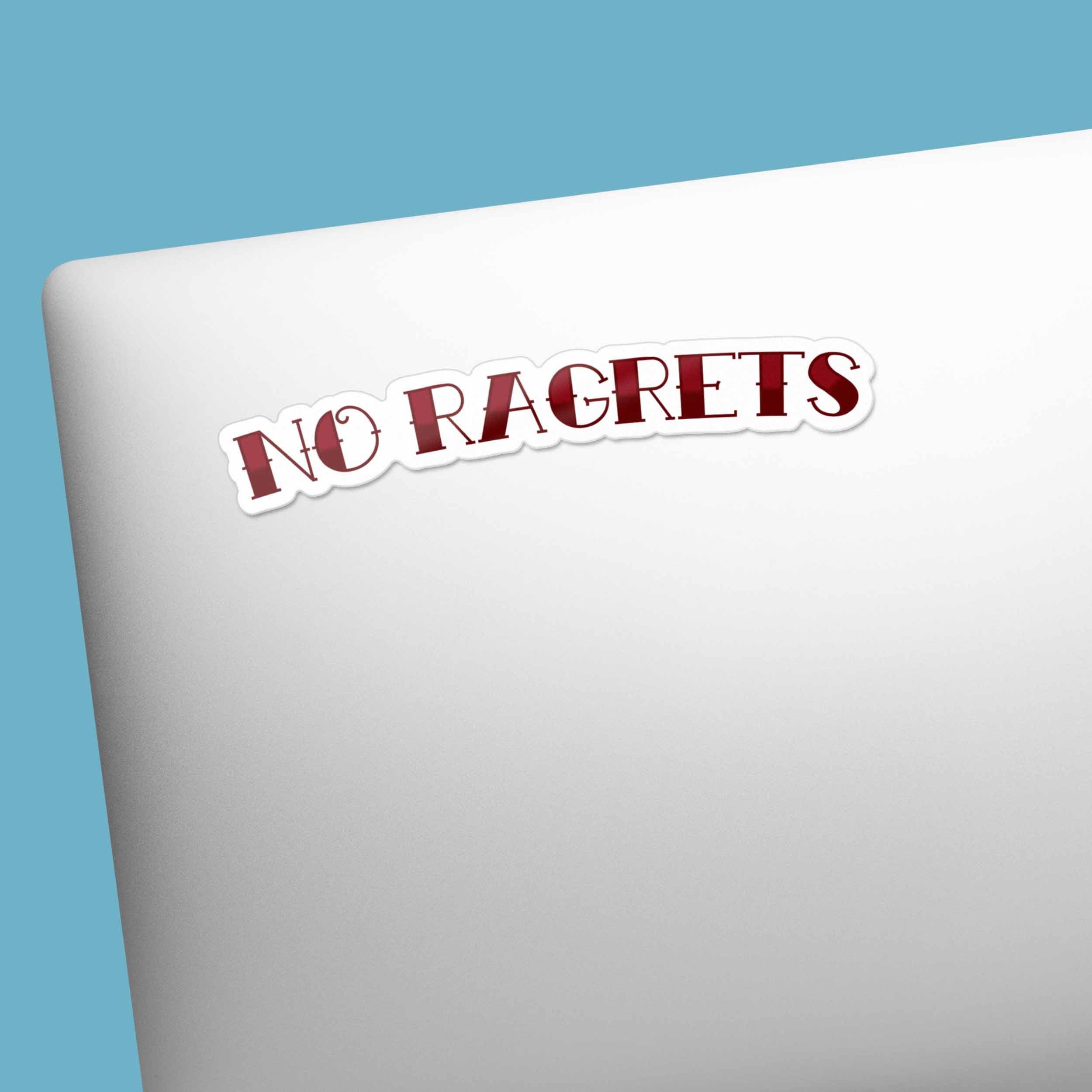 No Ragrets Sticker, Mini