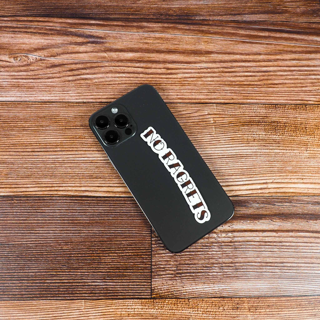 No Ragrets Sticker, Mini