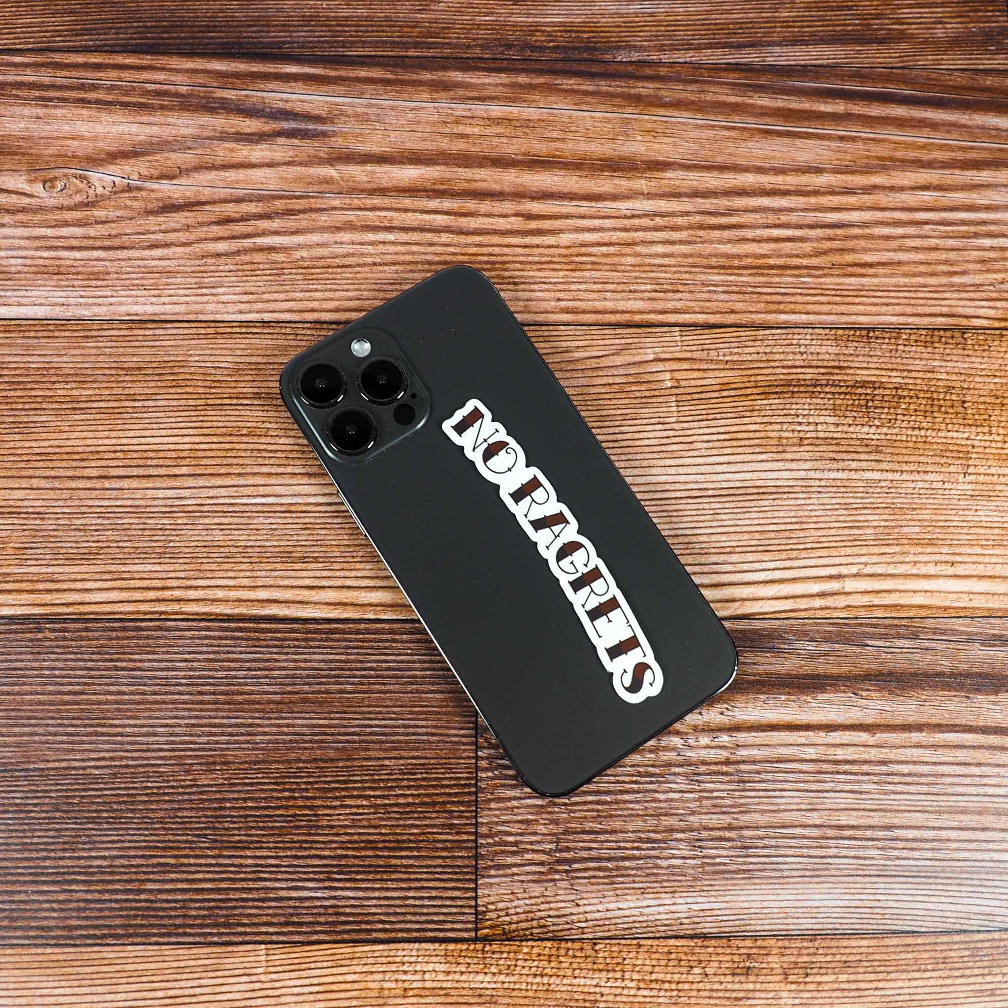 No Ragrets Sticker, Mini