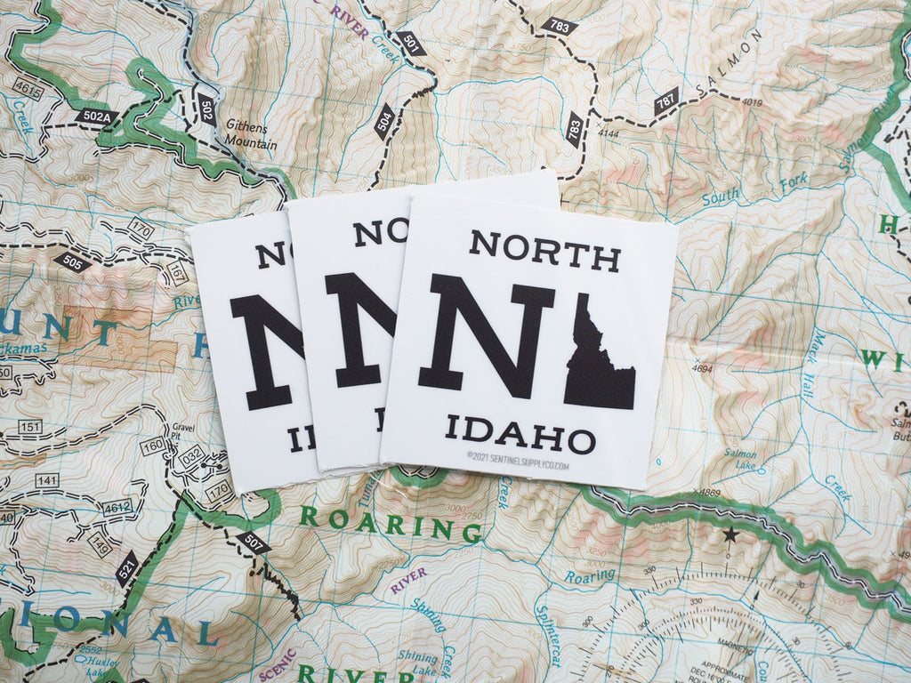 Mini Square North Idaho Sticker