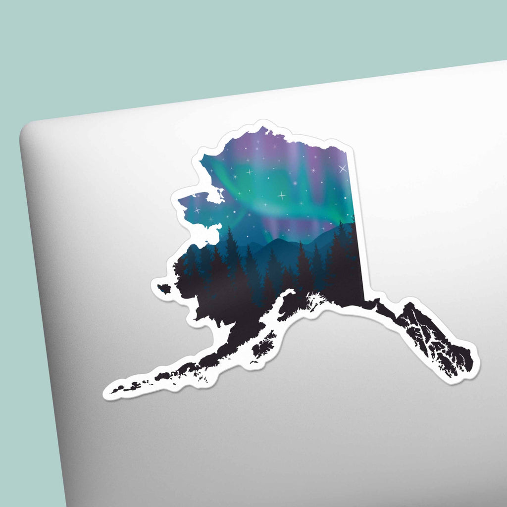 Alaska Northern Lights Sticker