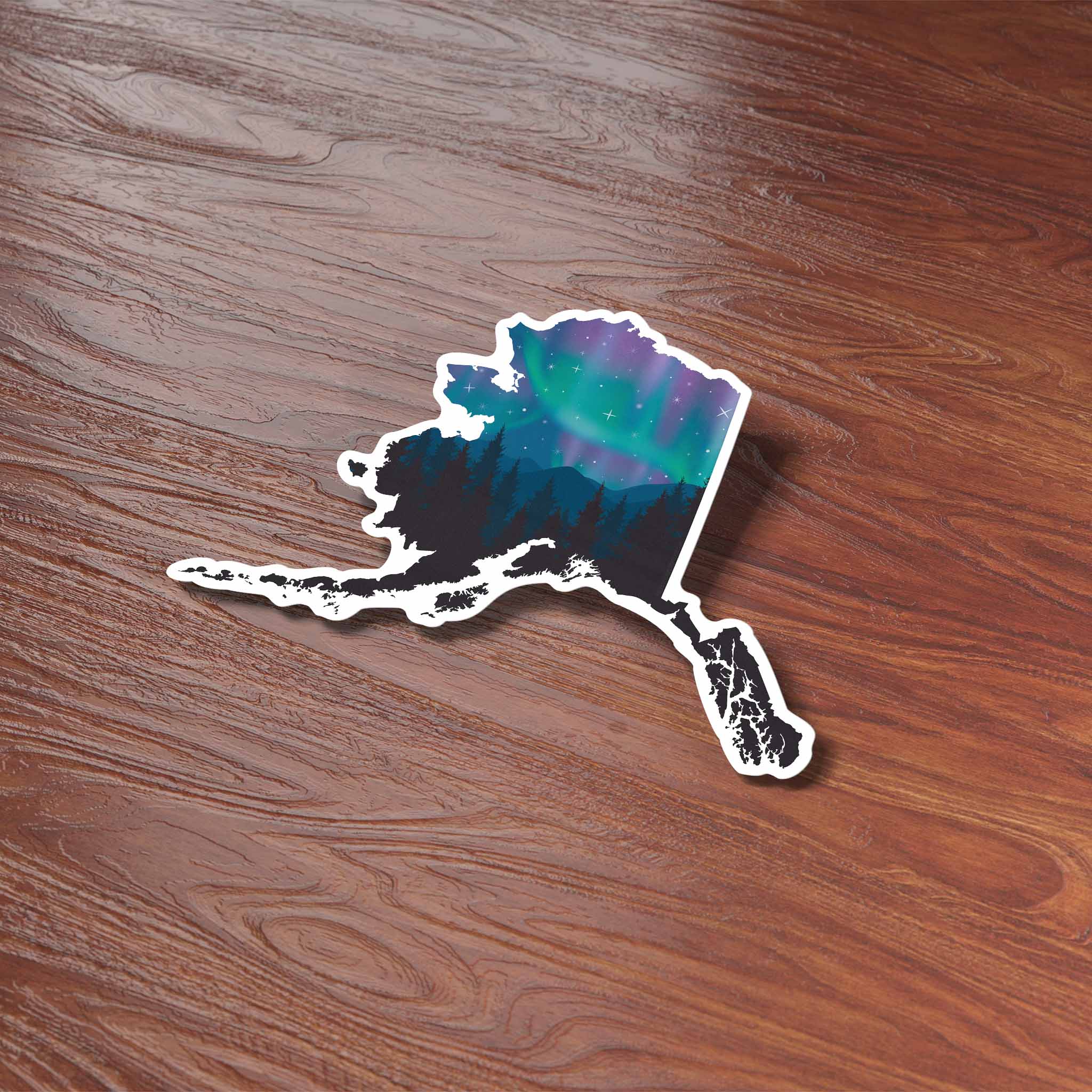 Alaska Northern Lights Sticker